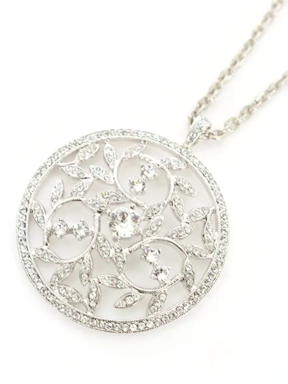 フォクシーブティック ネックレス RHINESTONE NECKLACE 25772 シルバー買取参考価格 | 大阪府泉佐野市