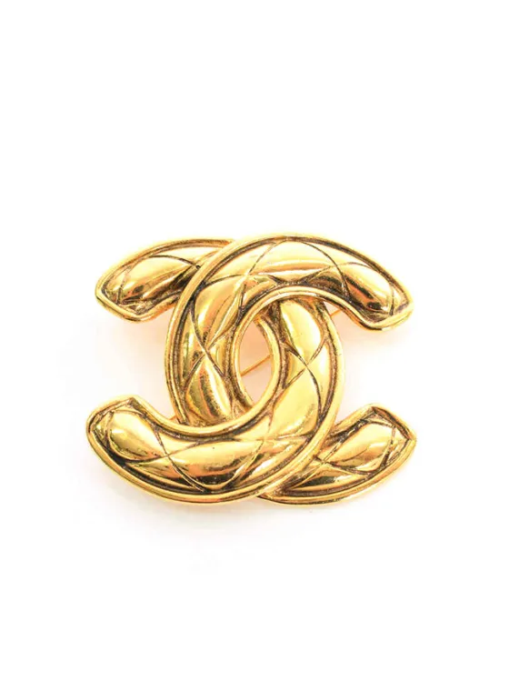 CHANEL ココマーク ビジュー ゴールド ブローチ コサージュ. CHANEL - シャネル CHANEL ブローチ コサージュ ゴールド ココ