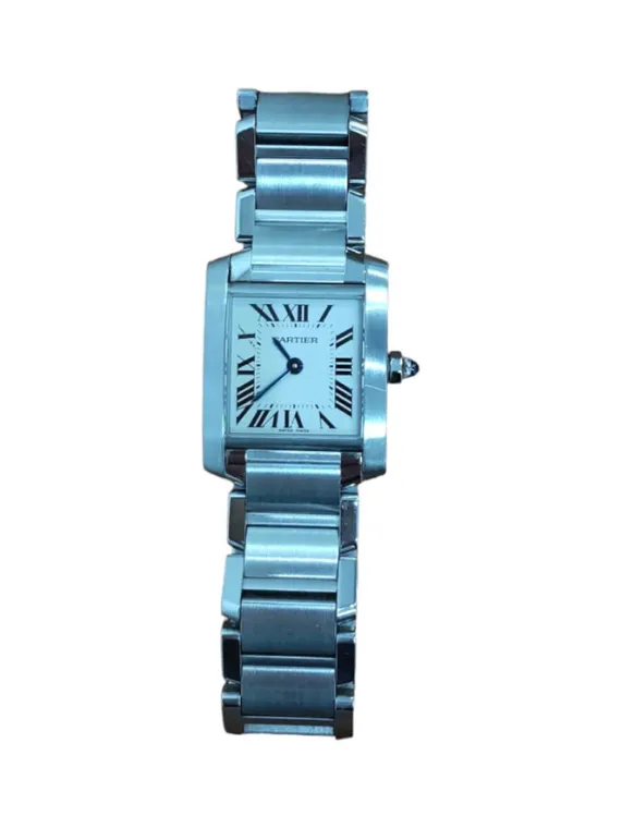 新品仕様 カルティエ マストタンクSM シルバー クォーツ 腕時計 A134 Cartier】カルティエ マストタンク LMシルバーQZ 純正尾錠付き