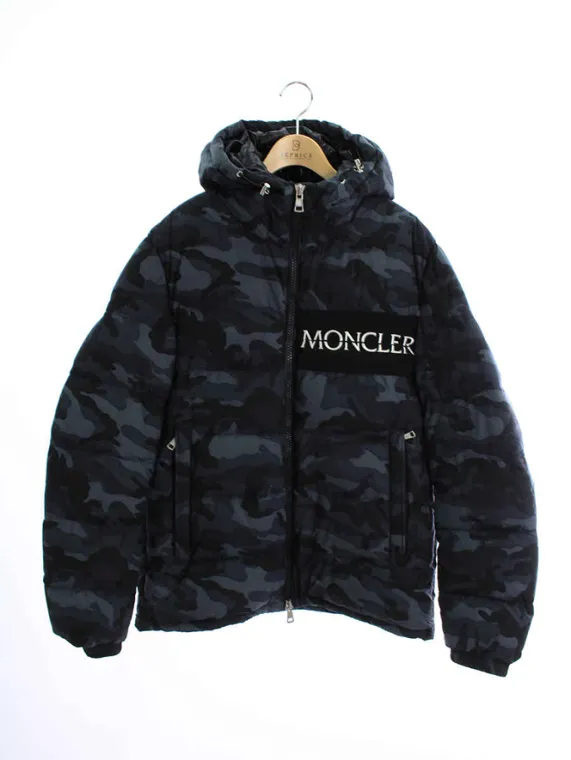 モンクレール ダウンジャケット 18AW AITON アイトン カモフラ柄 ブラック買取参考価格 | 大阪府富田林市