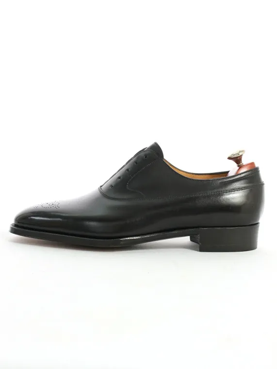 ジョンロブ シューズ 1999 year Model メダリオン プレントゥ Balmoral Oxford 内羽根 1999年 ブラック買取参考価格 | 神奈川県茅ヶ崎市