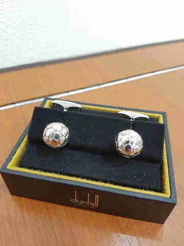 ダンヒル サッカーボール カフス 925 シルバー買取参考価格 | 大阪市中央区