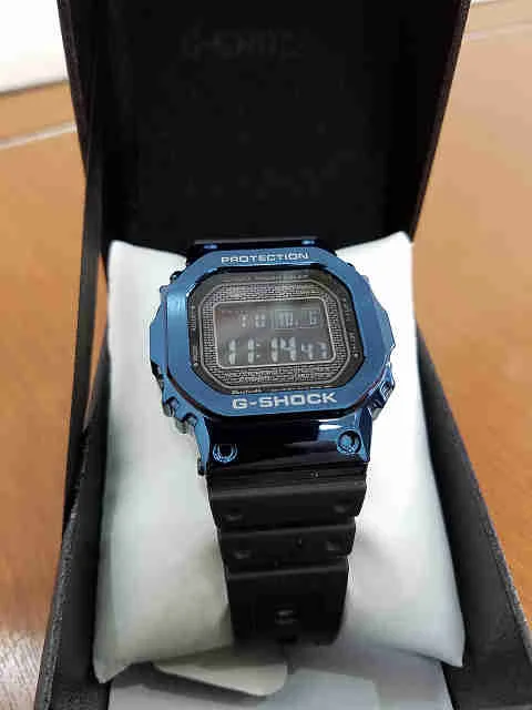 カシオ 時計 クオーツ G-SHOCK Gショック フルメタルケースシリーズ GMW-B5000G-2JF ブラック買取参考価格 | 大阪市西成区