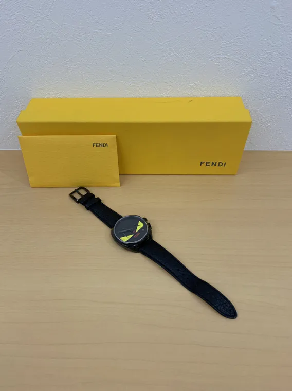 フェンディ 腕時計 クオーツ モンスターバグズ レザーベルト 000 21200G 867 ブラック買取参考価格 | 堺市中区