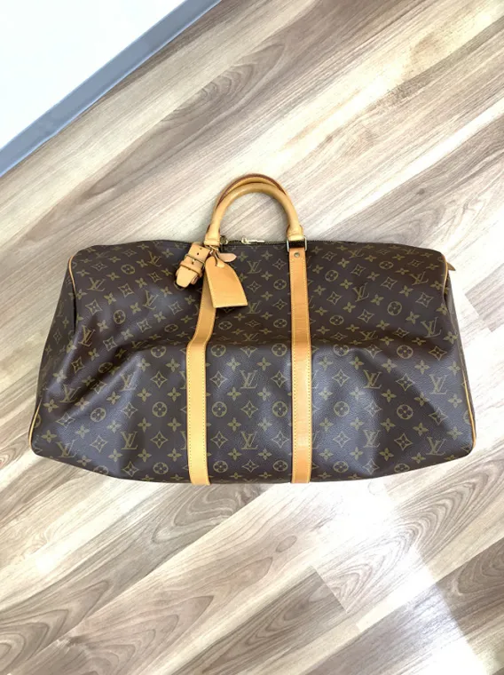 ルイヴィトン ボストンバッグ モノグラム キーポル55 M41424 1990年ブラウン買取参考価格 | 堺市東区