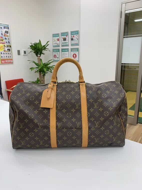 ルイヴィトン モノグラム キーポルバンドリエール55 M41414 ボストンバッグ 1989年ブラウン買取参考価格 | 堺市東区