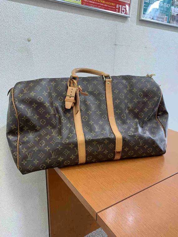 ルイヴィトン ボストンバッグ モノグラム キーポル55 M41424 1990年ブラウン買取参考価格 | 大阪市生野区