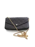 ルイヴィトン財布 アンプラント ポシェットフェリシー M64064 2017年 ブラックの参考買取価格