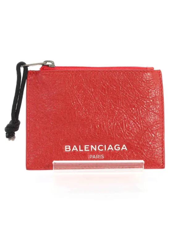 バレンシアガ パスケース カードケース EXPLORER CARD HOLDER WITH COIN PURSE 505107 2018年 ルージュ買取実績 | 兵庫県姫路市