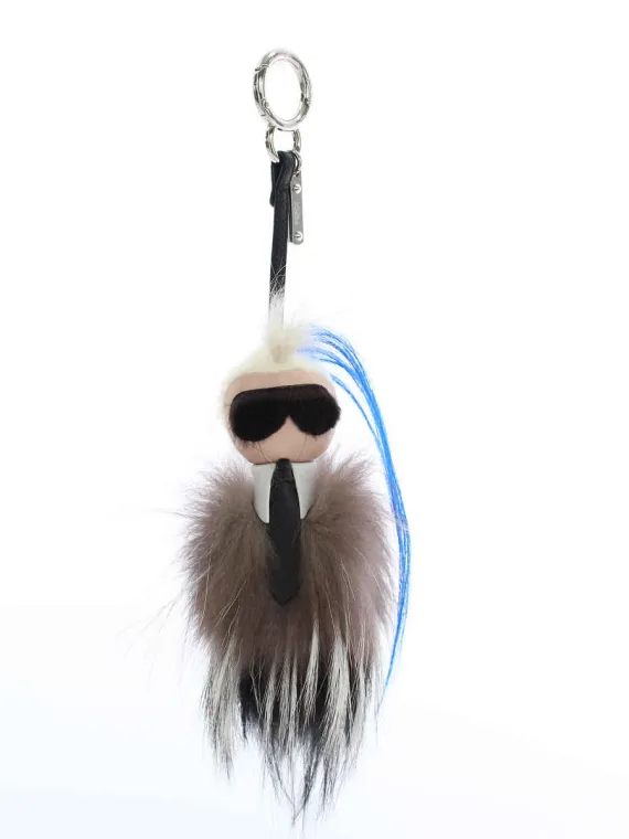フェンディ キーホルダー カール ラガーフェルド バックチャーム ブルー ブラウン買取参考価格 | 大阪市平野区
