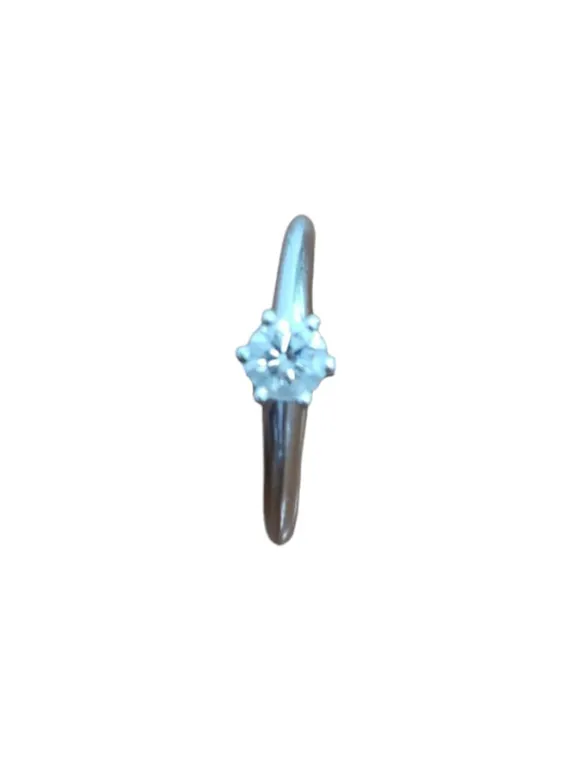 ティファニー 指輪 リング pt950 ダイヤモンド0.24ct 4.12g シルバー買取参考価格 | 東京都江東区
