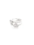 ダイヤモンド K18WG 総D1.12ct リング 4.9gの参考買取価格