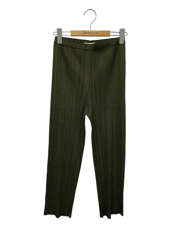 【美品！】イッセイミヤケ プリーツプリーズ ハーフパンツ カーキ色 157604_001_l.webp