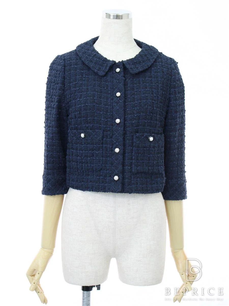 フォクシーブティック ジャケット ツイード Boxy Cropped Jacket買取参考価格 | 東京都中央区