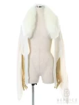 フォクシーストール ケープ カシミヤ Cape Stole フォックスファーの参考買取価格