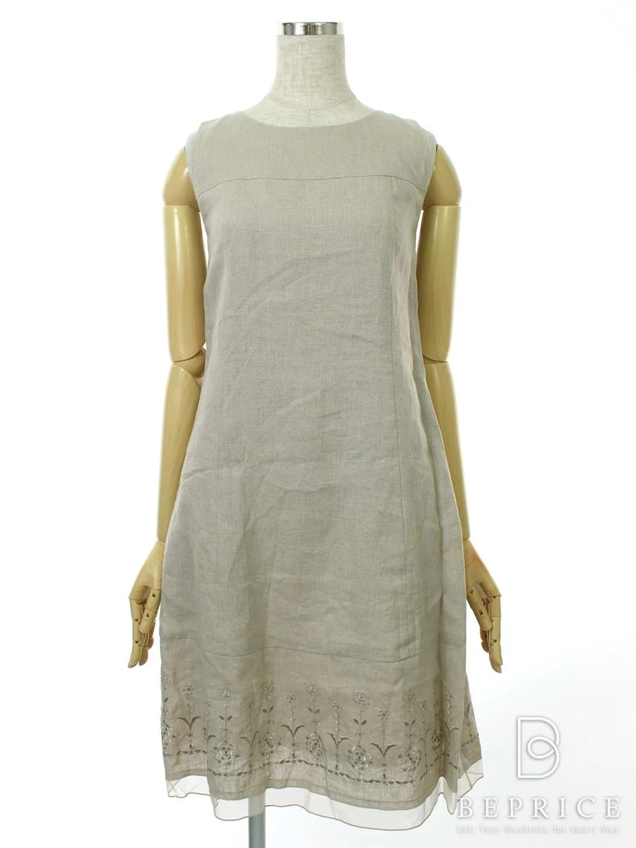 フォクシーブティック ワンピース ノースリーブ Dress Linen Flower買取実績 | 東京都中央区