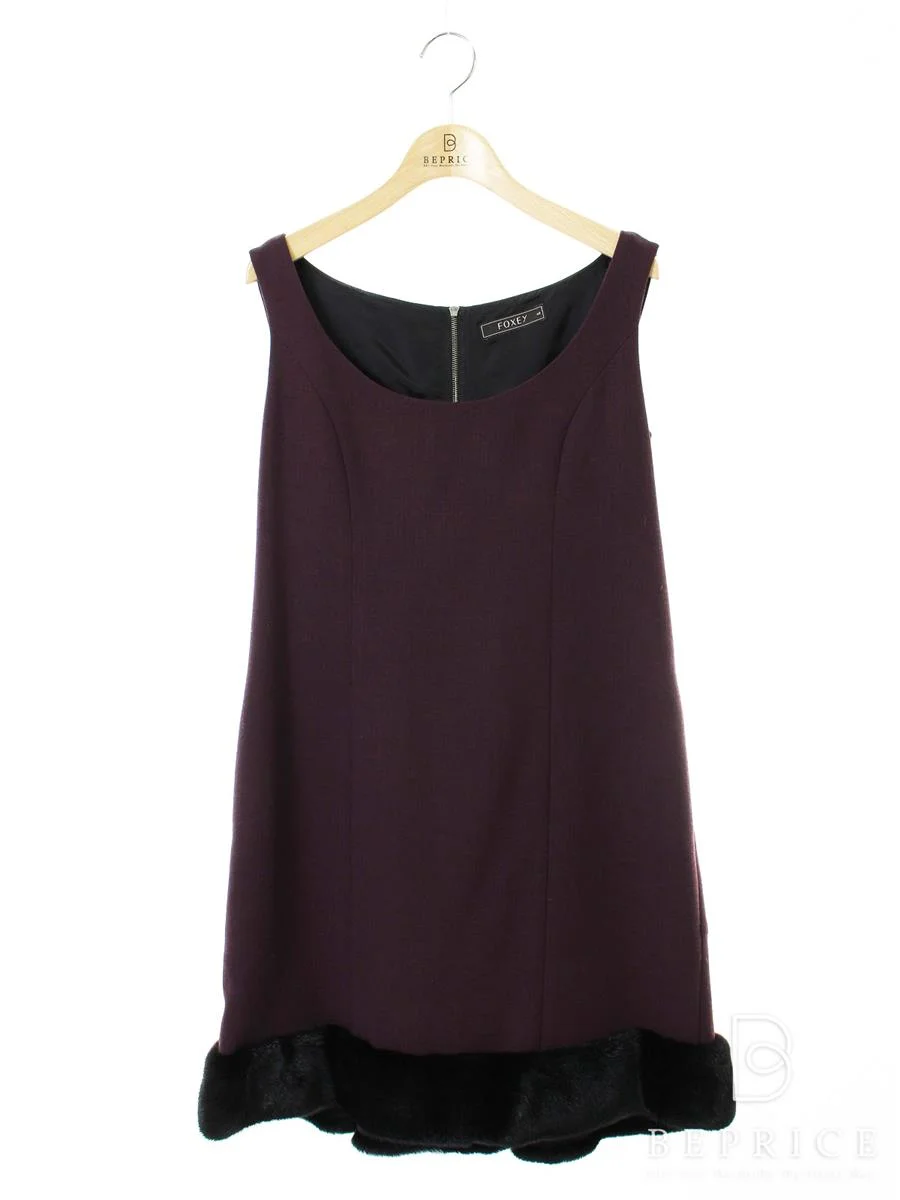 フォクシーブティック ワンピース ノースリ ミンクファー付買取実績 | 大阪市西区