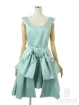 フォクシーブティックワンピース Dress 27098 巻きスカート付 ブルーの参考買取価格