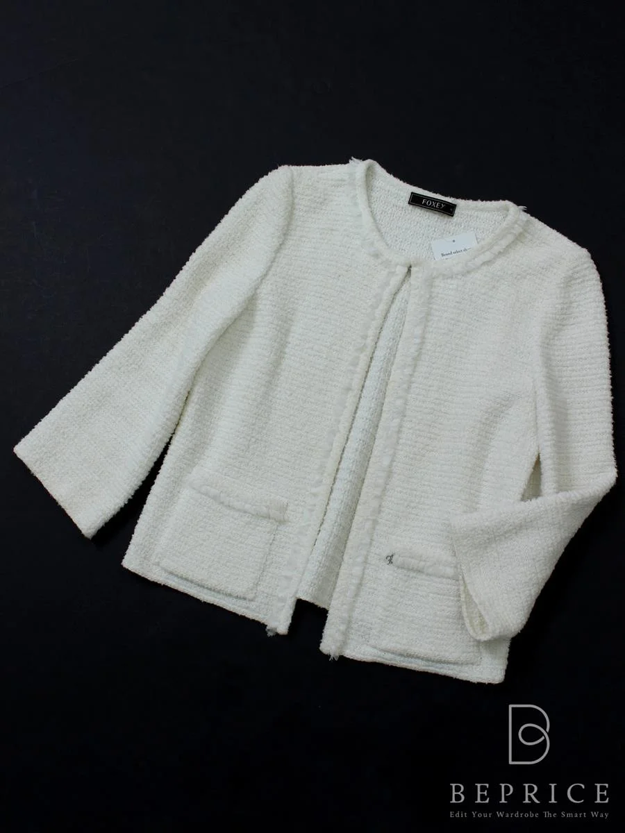 フォクシーブティック カーディガン ツイードふわふわ買取実績 | 北海道釧路市