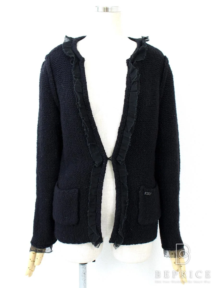 フォクシーブティック カーディガン レディカシミヤ 28895 ブラック買取実績 | 神奈川県小田原市