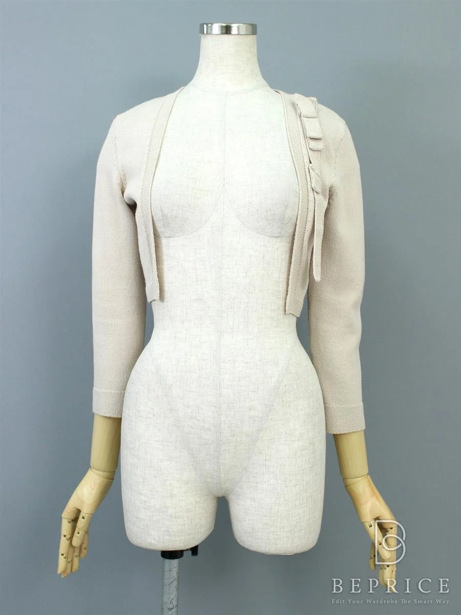 フォクシーブティック 2011年 カーディガン リボンワークボレロ 28770 ベージュ買取実績 | 東京都練馬区