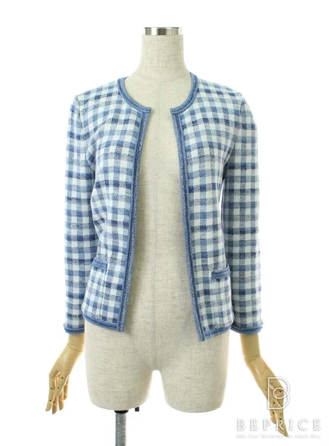 フォクシーブティック カーディガン インディゴチェック買取実績 | 兵庫県尼崎市