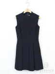 フォクシーニューヨーク2015年 ワンピース Faille Pleeat Fit And Flare 35074 ネイビーの参考買取価格