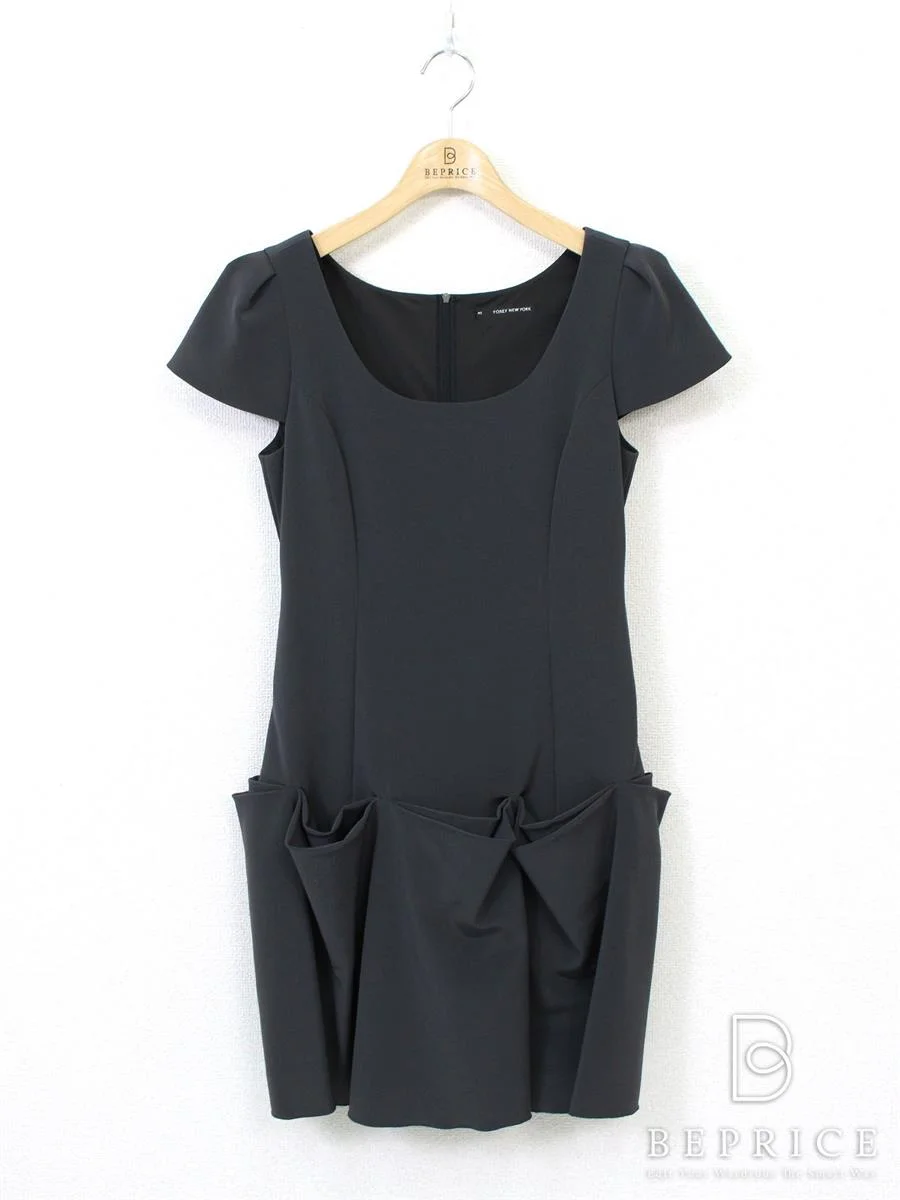 フォクシーニューヨーク ワンピース ダブルコークドレス 27476 チャコール 2010年買取実績 | 東京都文京区