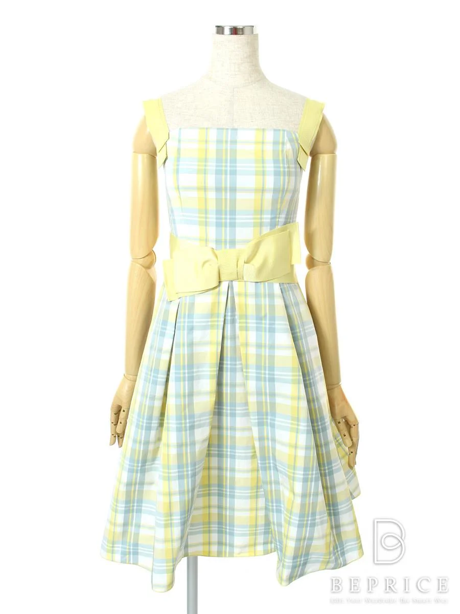 フォクシーニューヨーク 2012年 ワンピース アンティークチェック リボン 30024 イエロー買取実績 | 東京都千代田区
