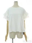 フォクシーニューヨークシャツ ブラウス トップス Blouse Ruffle Trim Sleeve Tee 37025の参考買取価格