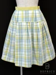 フォクシーニューヨーク2012年 スカート フレンチ アンティークチェック 30028 イエローの参考買取価格