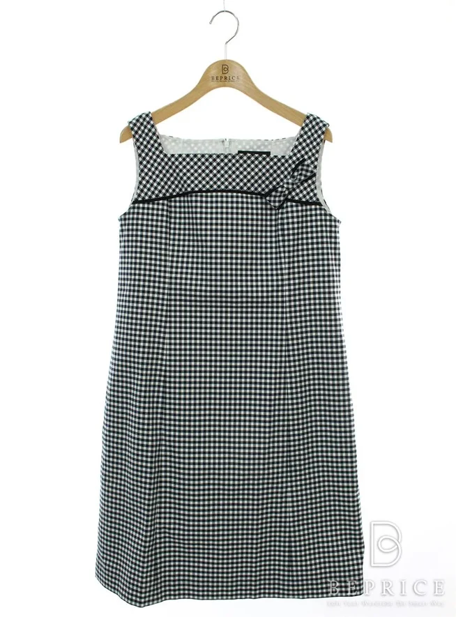 ルネ(Rene) ワンピース ノースリーブ リボン チェック柄 basic買取参考価格 | 京都府宇治市