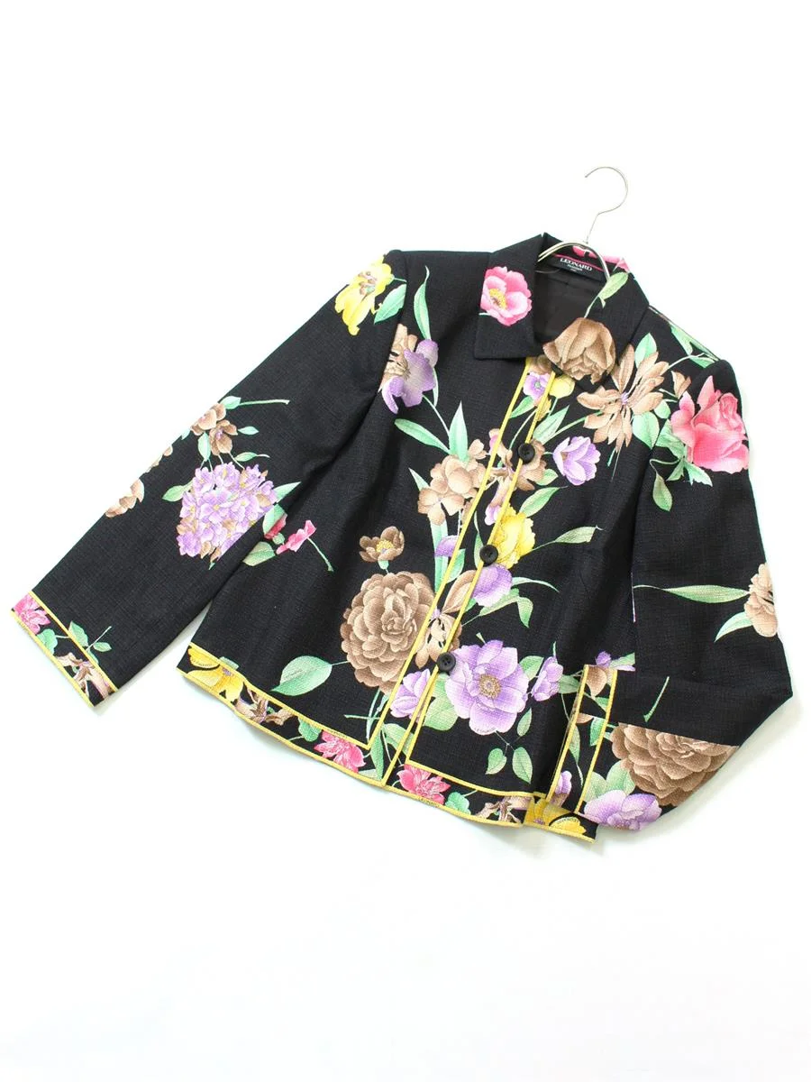 レオナール 花柄ジャケット ブラック買取参考価格 | 大阪市中央区
