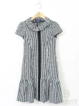 エムズグレイシーワンピース 半袖 ギンガムチェック 2015年 ブラックの参考買取価格