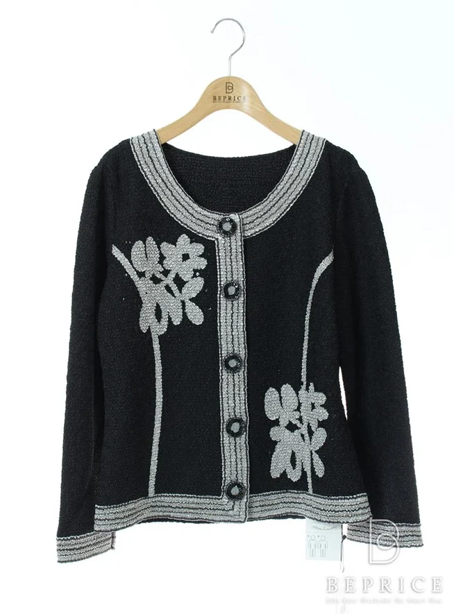 ノコプリーツ ジャケット 花柄 ノーカラー ブラック買取参考価格 | 名古屋市昭和区