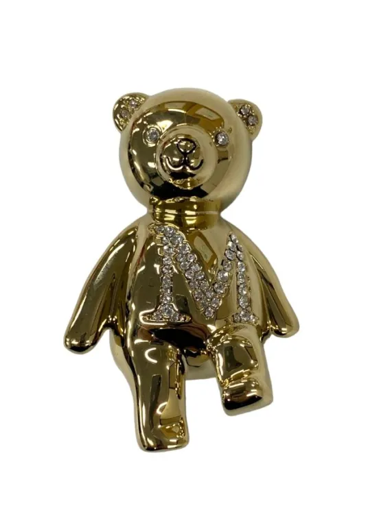 美品　本物　　マックスマーラ　くまブローチ　クマ　MaxMara Max Mara MAX MARA マックスマーラ ブローチ TEDDYBROOCH SHINY