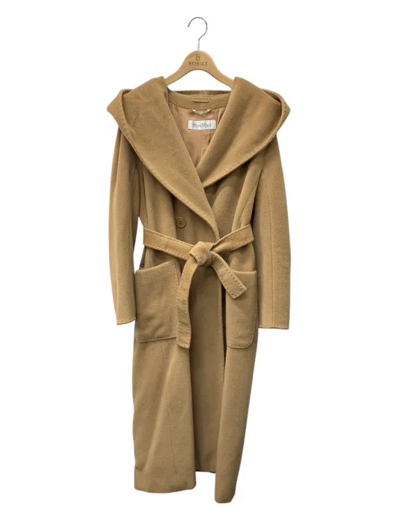 MAXMARA  リアルト　コート　ネイビー　フード　キャメル　白タグ マックスマーラ リアルト キャメルコート 白タグ 高級ライン