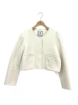 フォクシーブティックJACKET DAPHINE 43980 ノーカラージャケット 38 アイボリー カシミヤの参考買取価格