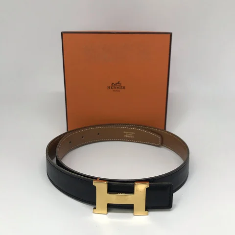 HERMES エルメスHベルト　黒、ブラウン リバーシブル　70 Amazon.co.jp: [エルメス] ベルト レディース ブランド レザー
