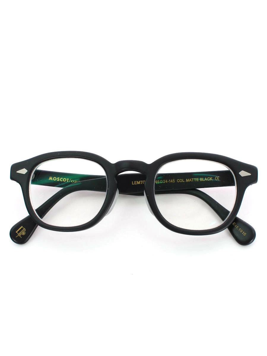 (MOSCOT) LEMTOSH ブラック メガネ