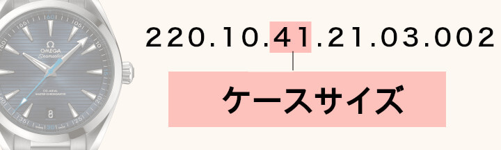 オメガのリファレンスナンバー(型番)の読み方と刻印場所