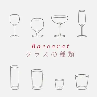 Baccarat ブラーヴァ  グラスジャパン  ペア トールグラス