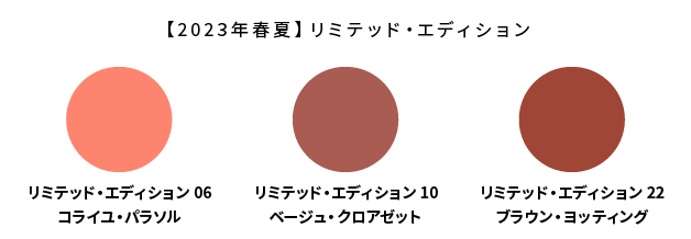 2023年春夏リミテッド・エディション