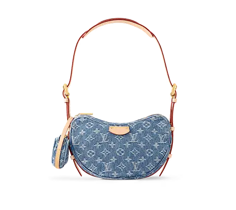【ルイヴィトン・Louis Vuitton 】Croissant MM M46828 Cam Bag Wbb Strap C7956 B4 Bk Black - Louis Vuitton