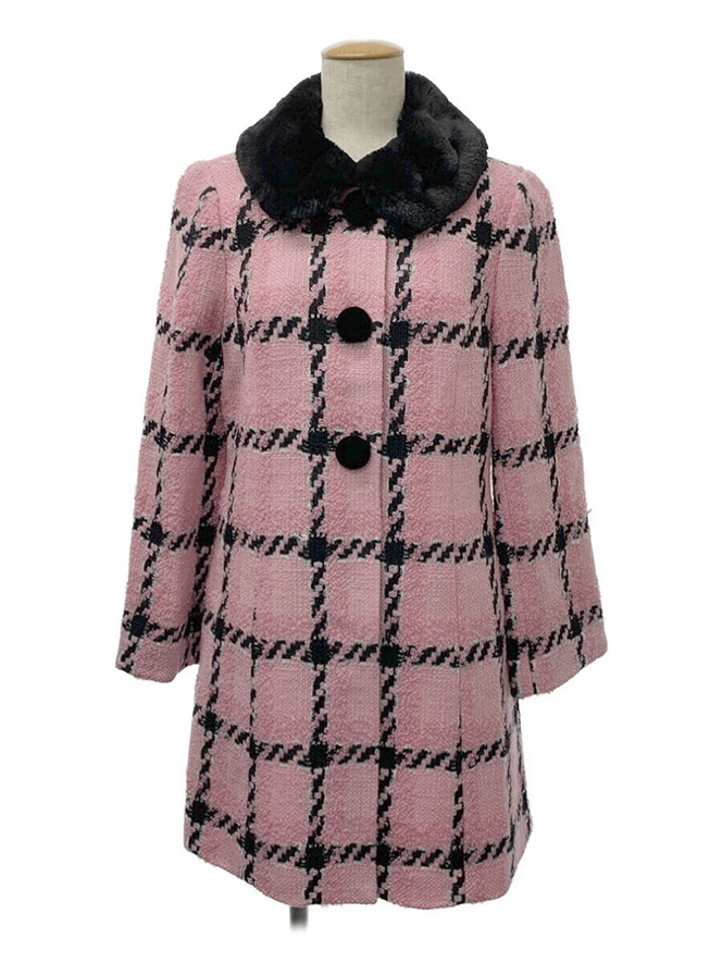 コート Pink x Black Coat 819528 2018年ピンク