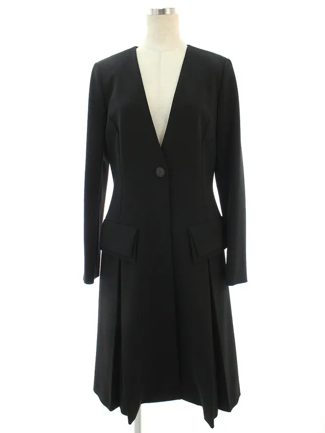 フォクシー コート Front Pleated Fitted Jacket