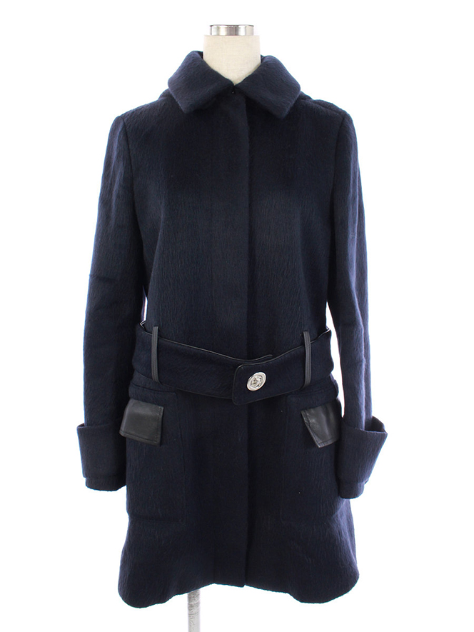 コート 34617  Bonded Mohair Duffle Coat 2015年 ネイビー