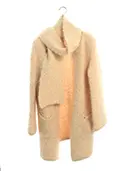 コート 40122 Knit Coat マフラー付き 2019年 ベージュ