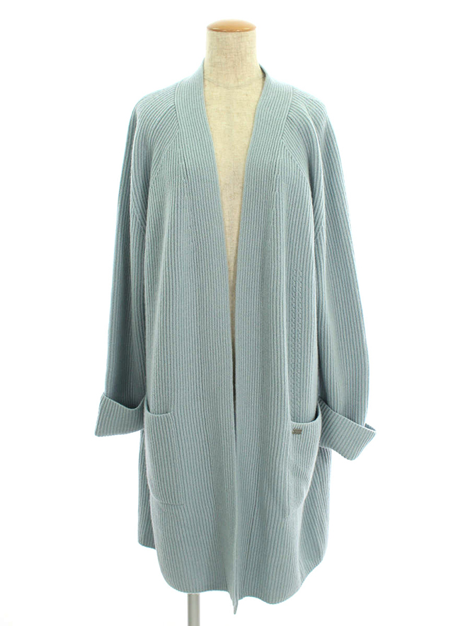 コート 40123 Cashmere Robe 2019年 ブルー