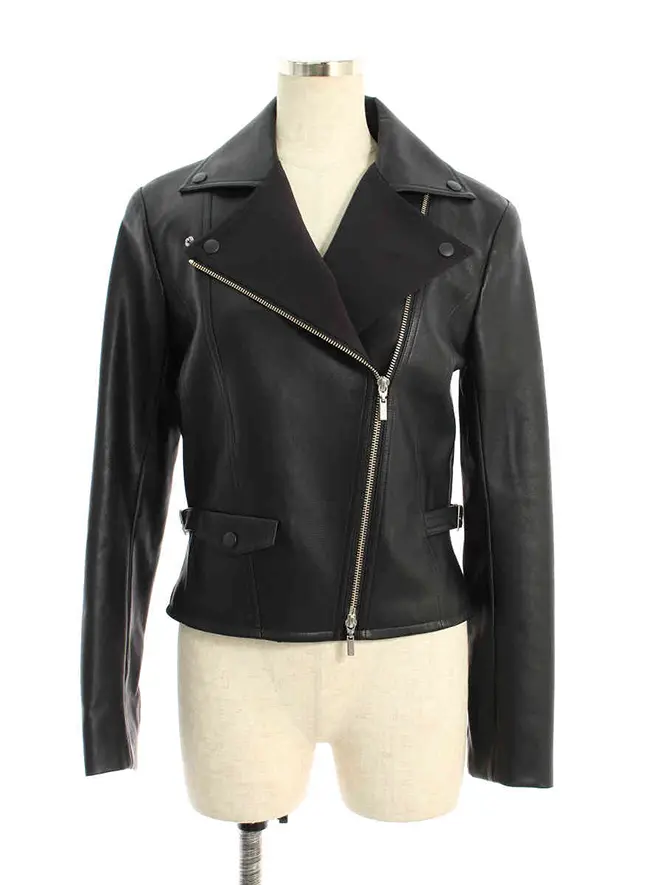 【25ans掲載★定価約90,000円】FOXEY レザーライダースジャケット FOXEY NEW YORK - 【25ans掲載☆定価約90,000円】FOXEY レザー
